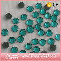 SS16 blue zircon korea A grade rhinestones glass beads for decorating for dresses